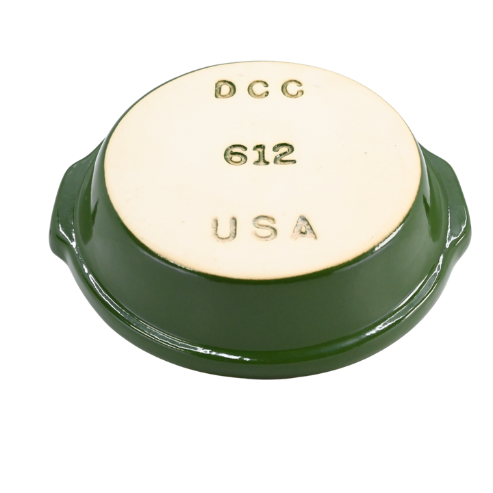 Diversified Ceramics DC612 7 oz Hotel Green and White Au Gratin