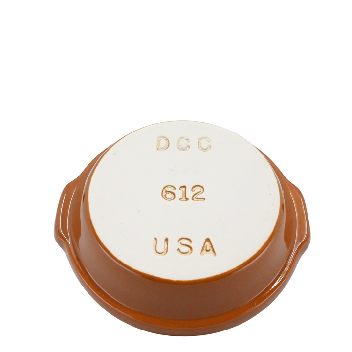 Diversified Ceramics DC612 7 oz Hotel Brown and White Au Gratin