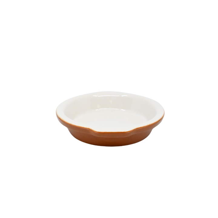 Diversified Ceramics DC612 7 oz Hotel Brown and White Au Gratin