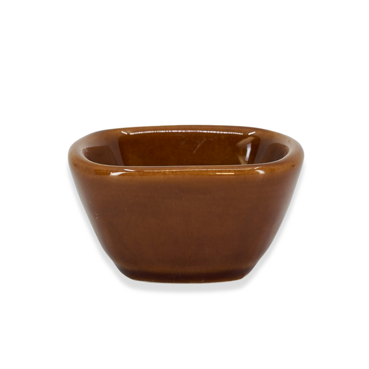 Diversified Ceramics DC359 Laredo Brown 2 oz Square Ramekin Diversified Ceramics