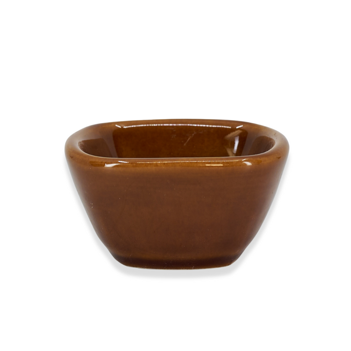 Diversified Ceramics DC359 Laredo Brown 2 oz Square Ramekin