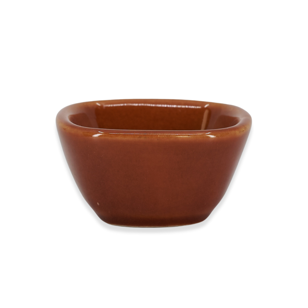 Diversified Ceramics DC359 Terra Cotta 2 oz Square Ramekin