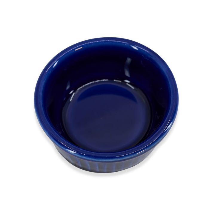 Diversified Ceramics DC834 Cobalt Blue 2.75 oz Fluted Ramekin