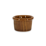 Diversified Ceramics DC843 Laredo Brown 1 oz Fluted Ramekin