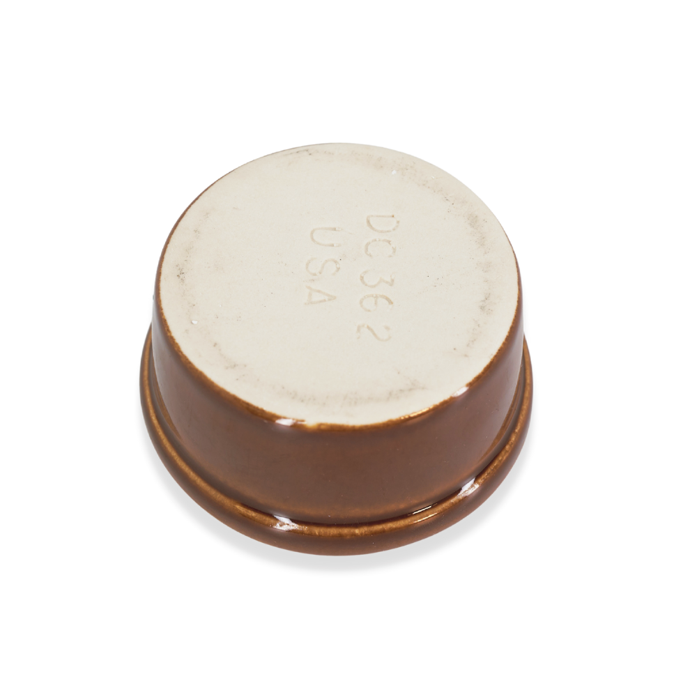 Diversified Ceramics DC362LBW Laredo Brown and White 2.5 oz Plain Ramekin Diversified Ceramics