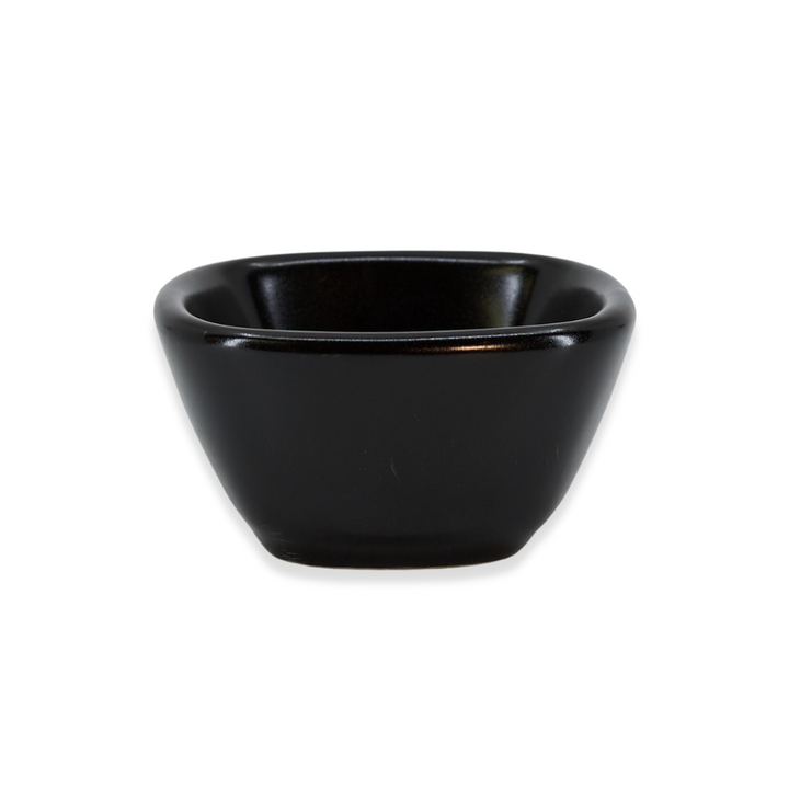 Diversified Ceramics DC360 Matte Black 3 oz Square Ramekin Diversified Ceramics