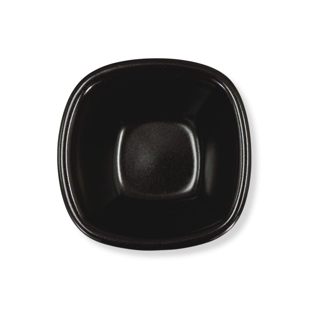 Diversified Ceramics DC360 Matte Black 3 oz Square Ramekin Diversified Ceramics