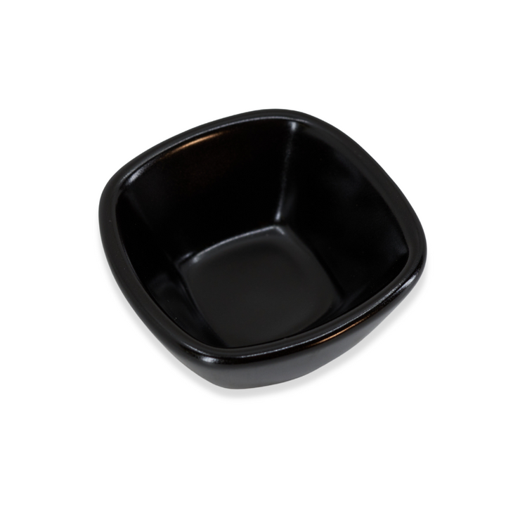 Diversified Ceramics DC360 Matte Black 3 oz Square Ramekin