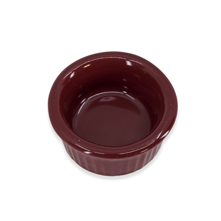 Diversified Ceramics DC13B Crimson 2 oz Fluted Ramekin