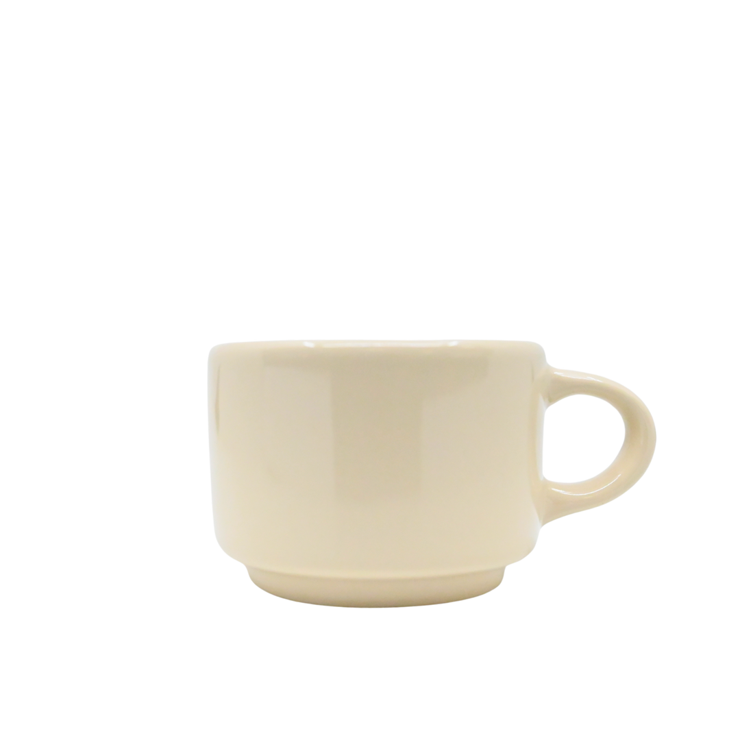 Diversified Ceramics DC137 8 oz Ivory Stacking Cappuccino Cup