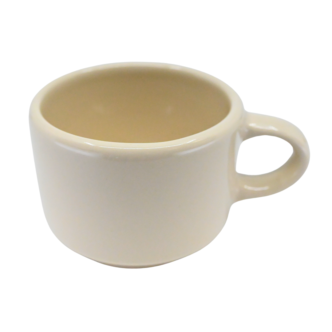 Diversified Ceramics DC137 8 oz Ivory Stacking Cappuccino Cup