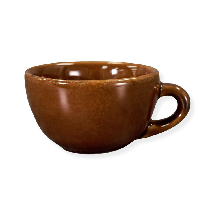 Diversified Ceramics DC139 8 oz Laredo Brown Barista Cappuccino Cup Diversified Ceramics