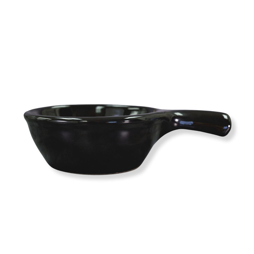 Diversified Ceramics DC14B 9 oz Black Handled Soup Bowl