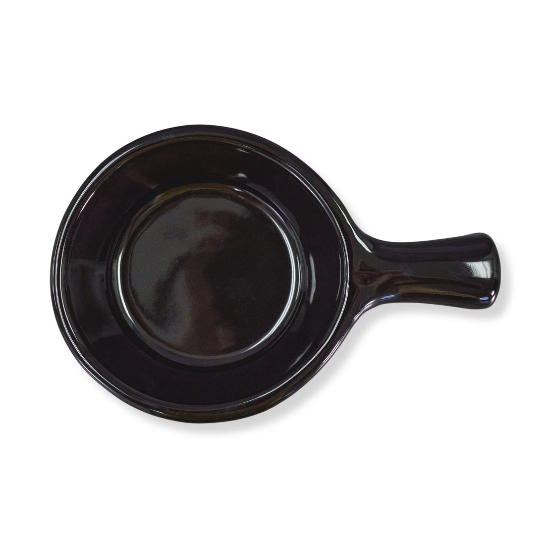 Diversified Ceramics DC14B 9 oz Black Handled Soup Bowl