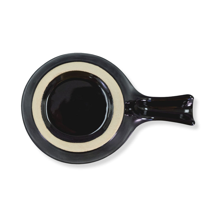 Diversified Ceramics DC14B 9 oz Black Handled Soup Bowl
