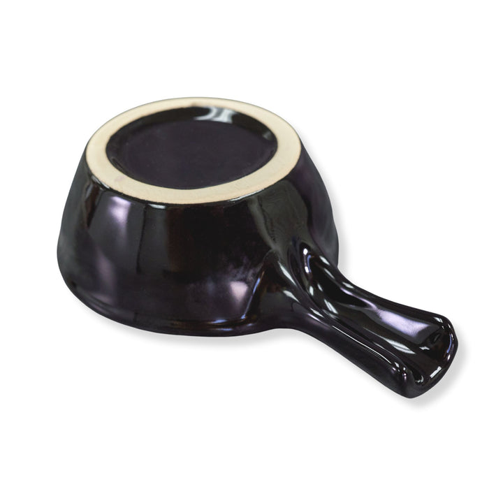Diversified Ceramics DC14B 9 oz Black Handled Soup Bowl