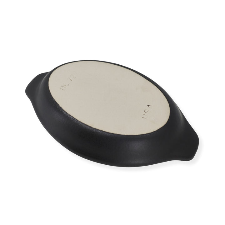 Diversified Ceramics DC727 8 oz Matte Black Welsh Rarebit