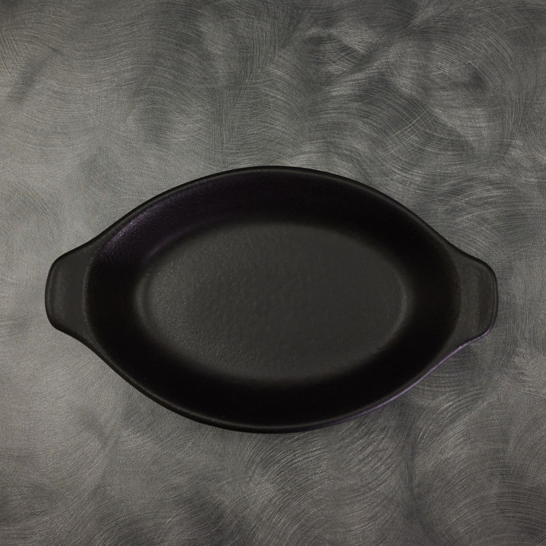 Diversified Ceramics DC727 8 oz Matte Black Welsh Rarebit