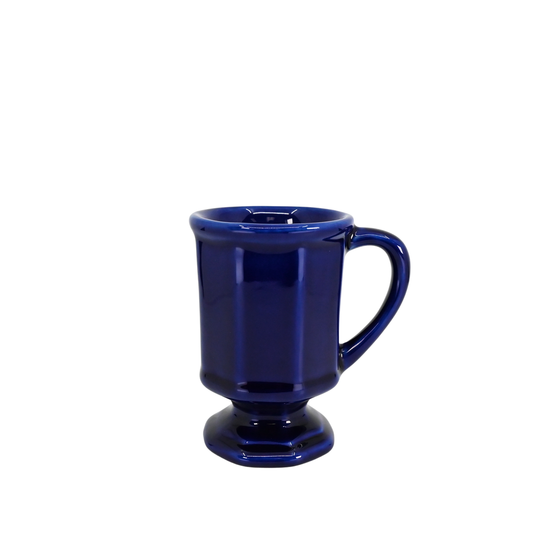 Diversified Ceramics DC145 9 oz Cobalt Blue Footed Executive Mug
