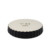 Diversified Ceramics Black Oval Fluted Creme Brulee Dish 6 oz