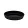 Diversified Ceramics DC835 6 oz Black Oval  Fluted Creme Brulee