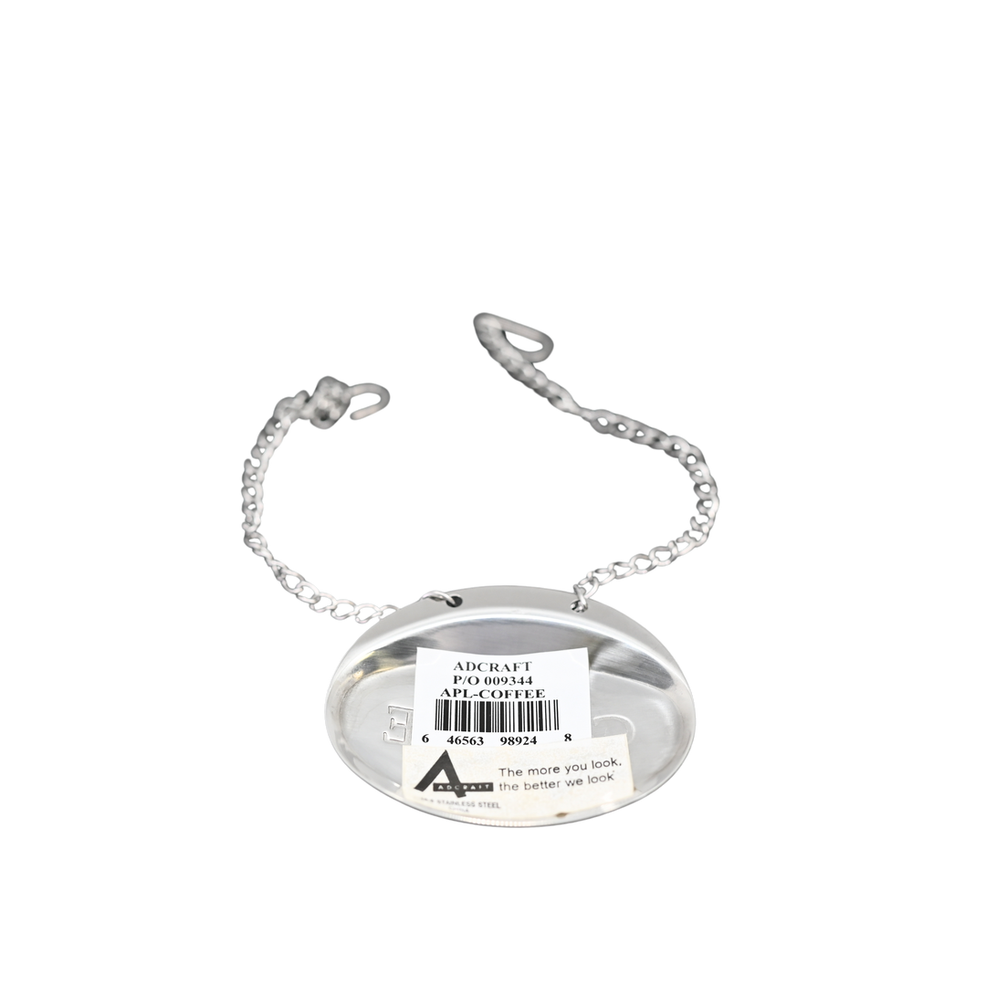 Adcraft APL-COFFEE "Coffee" Stainless Steel Hanging Airpot Label