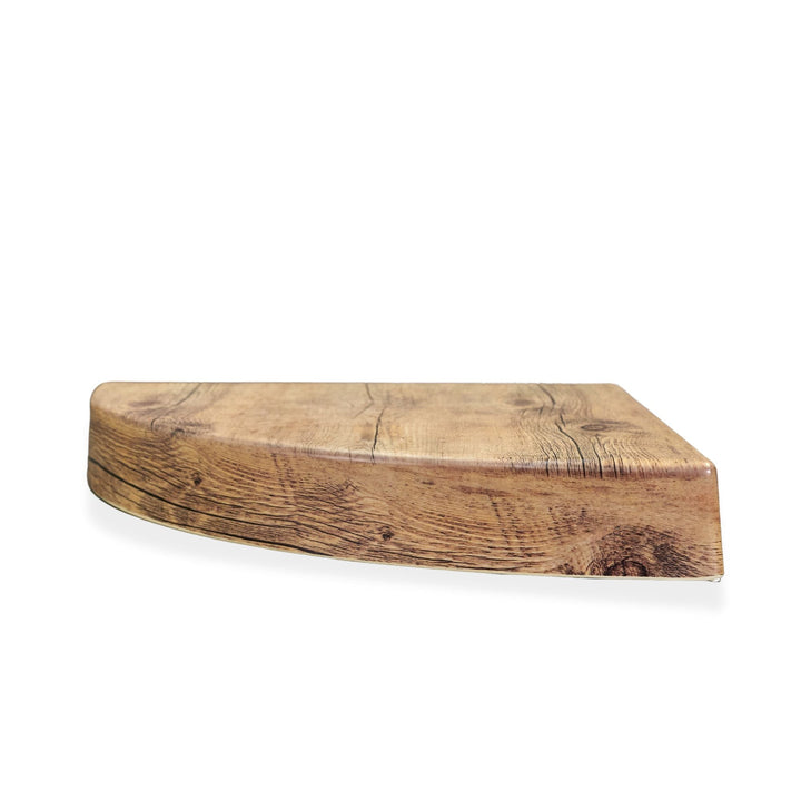 EGS M1512-DW 12" x 15" Quarter Oval Riser - Driftwood Elite Global Solutions