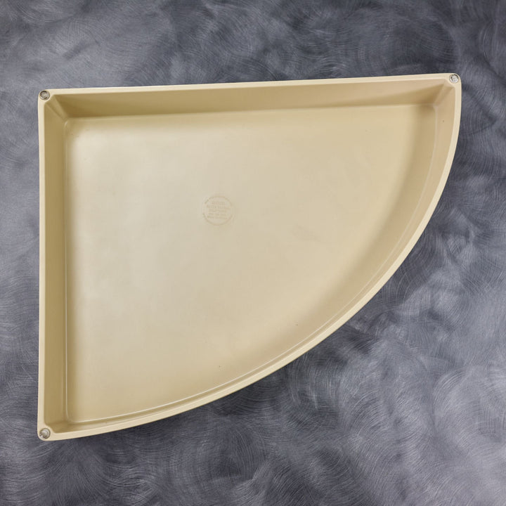 EGS M1512-DW 12" x 15" Quarter Oval Riser - Driftwood Elite Global Solutions