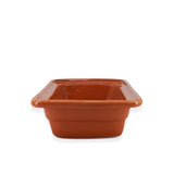 Mayfair USA 1/3 Size Ceramic Steam Table Pan Orange 2.5"