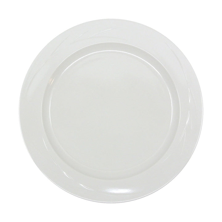 Prolon 9401-BN Bone Embossed Wide Rim Plate 9" Prolon