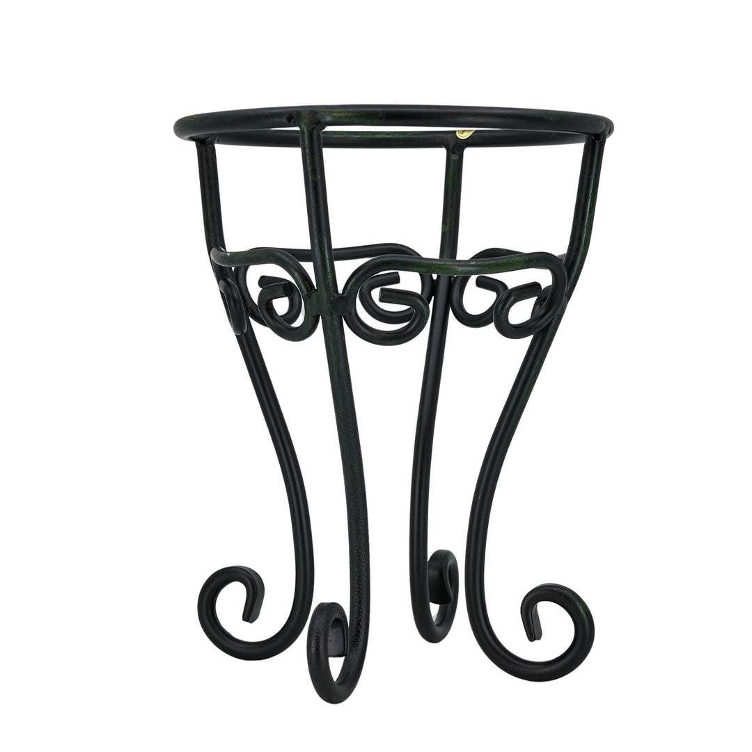 American Metalcraft AGRS4 Black Antique Gold Wrought Iron Riser Set of 6 American Metalcraft