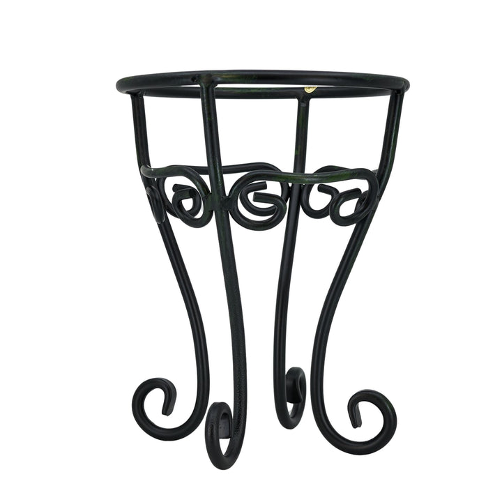 American Metalcraft AGRS4 Black Antique Gold Wrought Iron Riser Set of 6 American Metalcraft