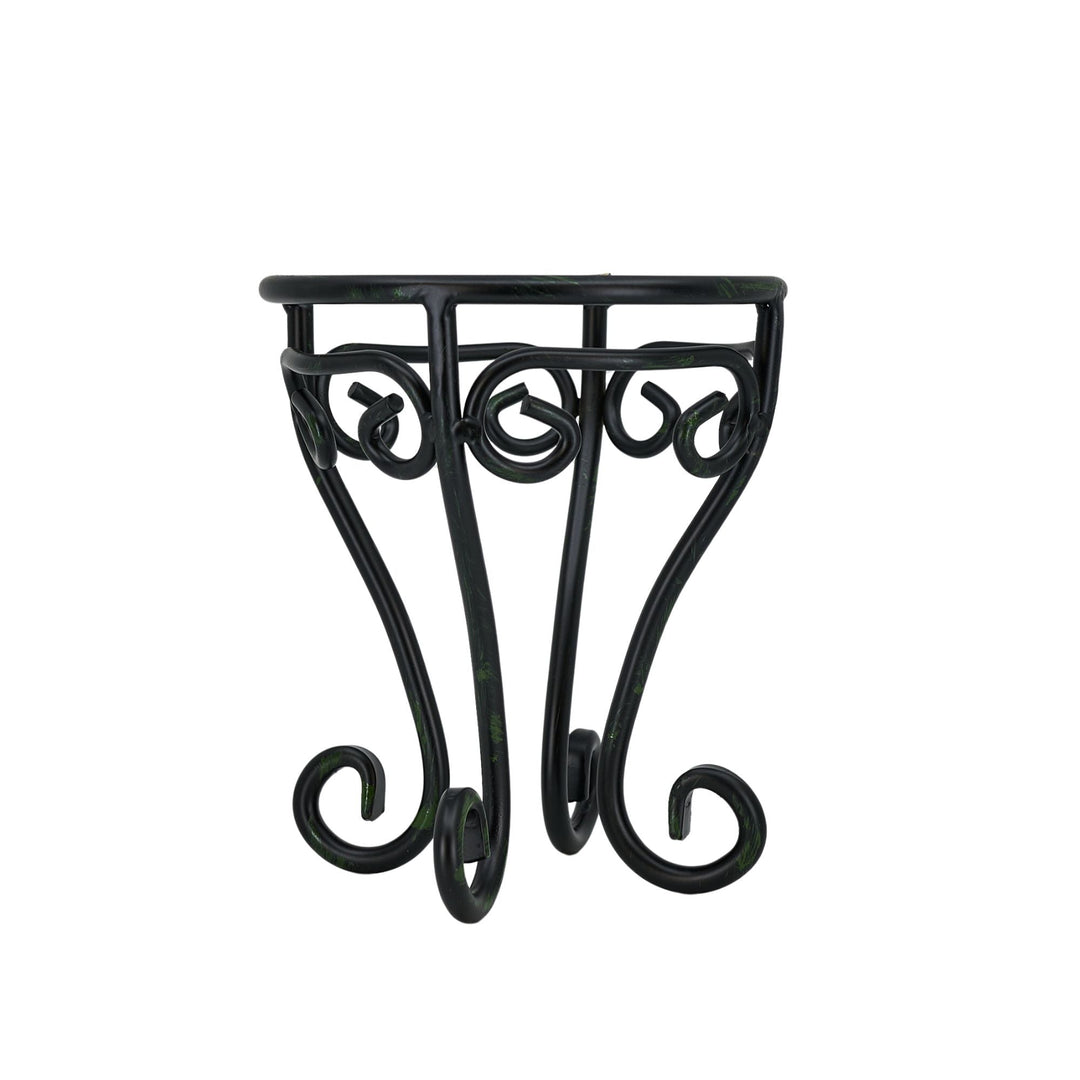 American Metalcraft AGRS4 Black Antique Gold Wrought Iron Riser Set of 6 American Metalcraft