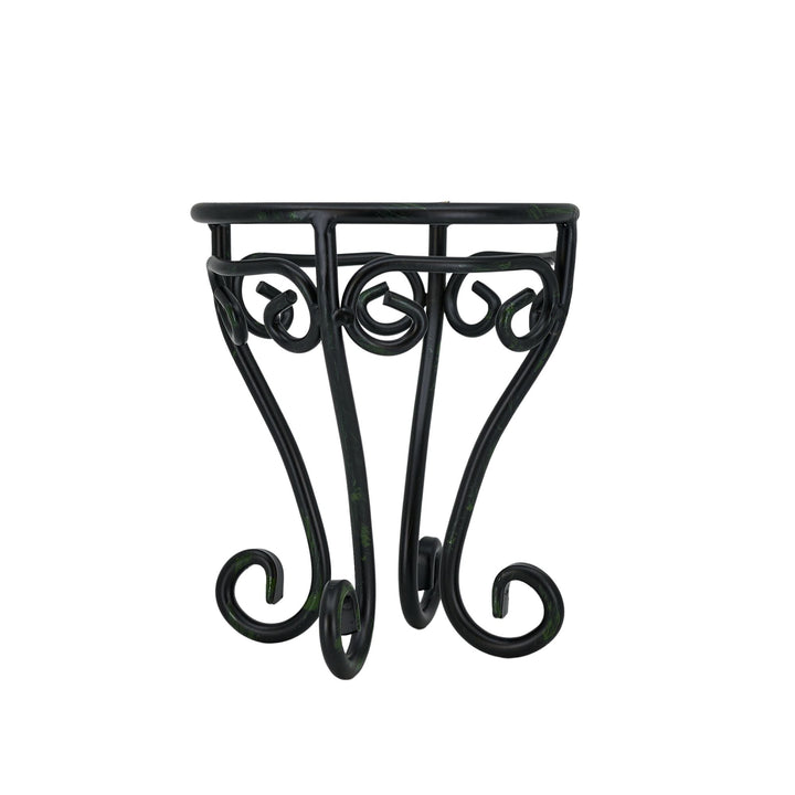 American Metalcraft AGRS4 Black Antique Gold Wrought Iron Riser Set of 6 American Metalcraft