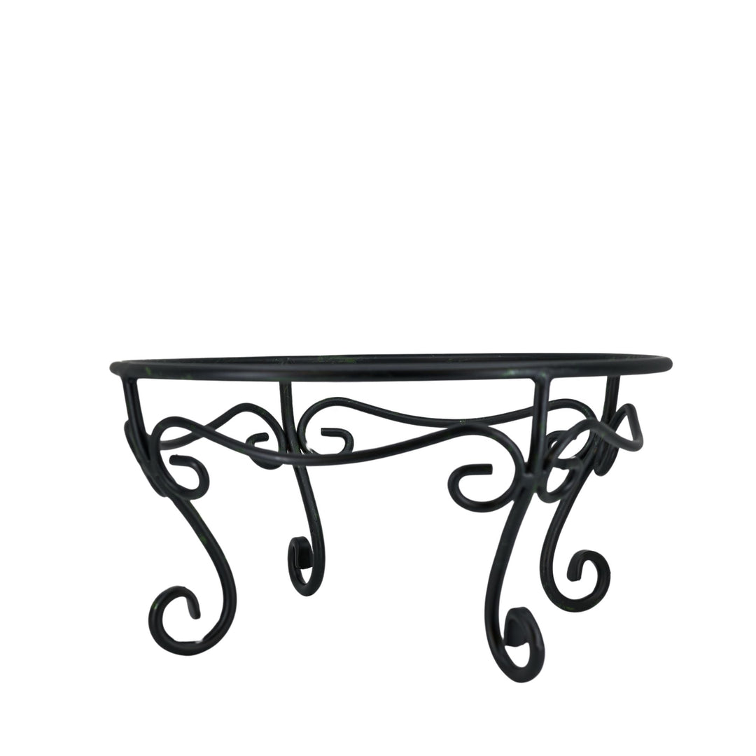 American Metalcraft AGRS4 Black Antique Gold Wrought Iron Riser Set of 6 American Metalcraft