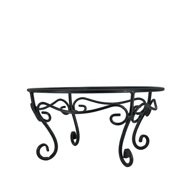 American Metalcraft AGRS4 Black Antique Gold Wrought Iron Riser Set of 6 American Metalcraft