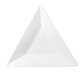 American Metalcraft CTRP3 15" Ceramic Tri Sided Plate