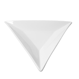 American Metalcraft CTRP3 15" Ceramic Tri Sided Plate