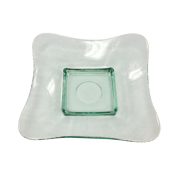 American Metalcraft GT1313 Glacier 13" Square Glass Bowl