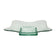 American Metalcraft GT1717 Glacier 17" Square Glass Bowl