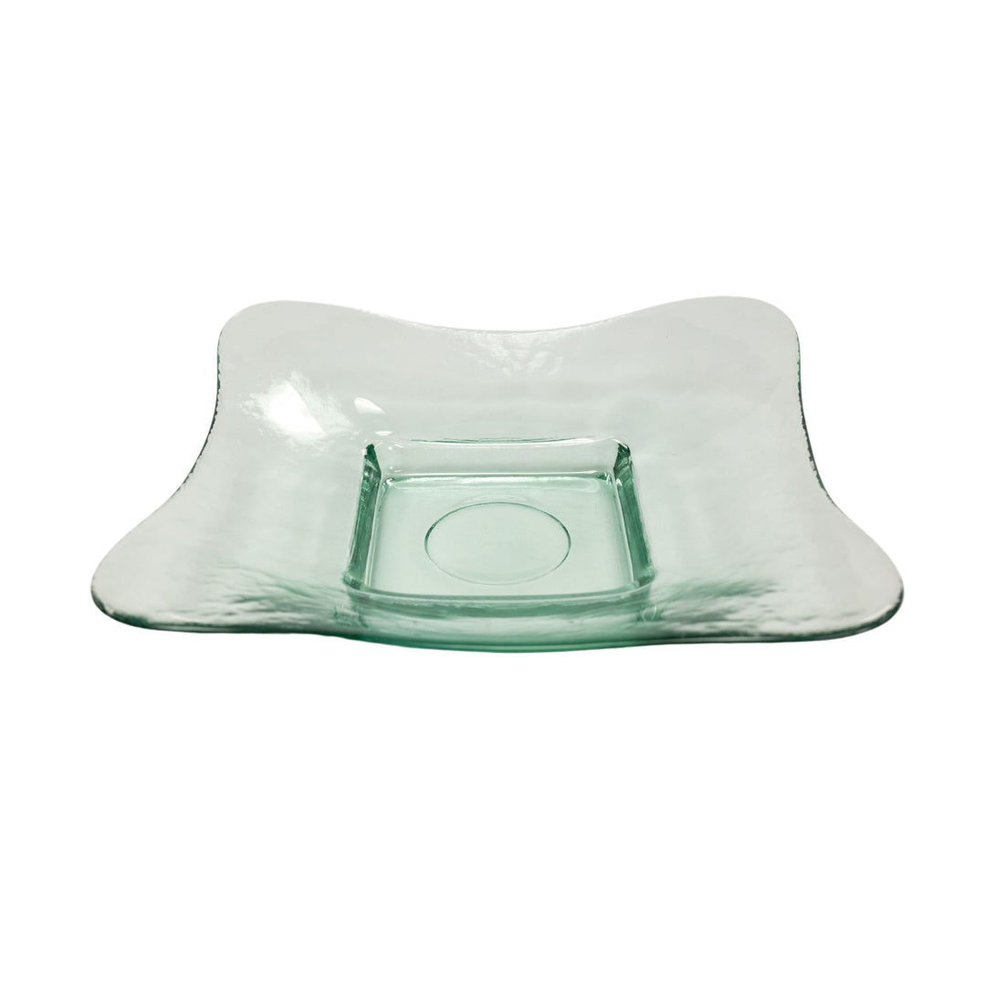 American Metalcraft GT1717 Glacier 17" Square Glass Bowl