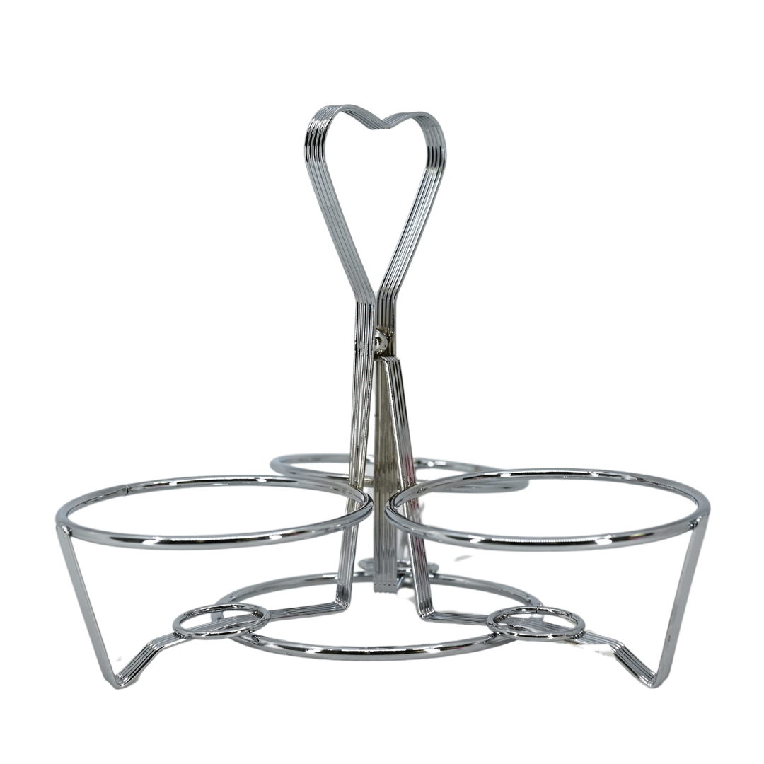 American Metalcraft HS-30-F Chrome 3 Bowl Rack
