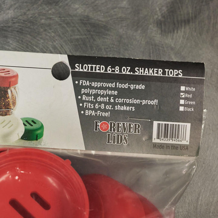 American Metalcraft 342RSLT Red Slotted Top for 6 oz Cheese Shaker