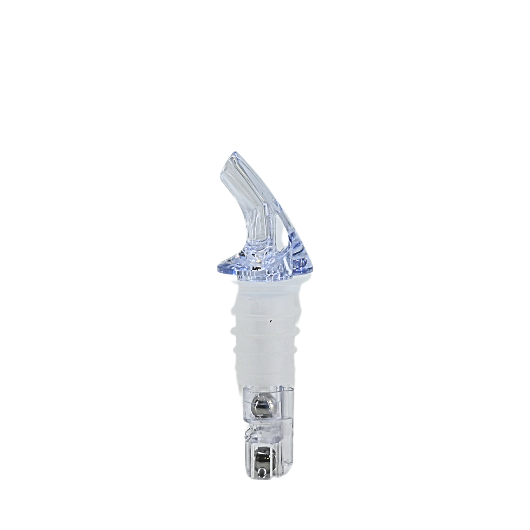 American Metalcraft MPC125 Clear Spout / Clear Base 1.25 oz Measured Pourer