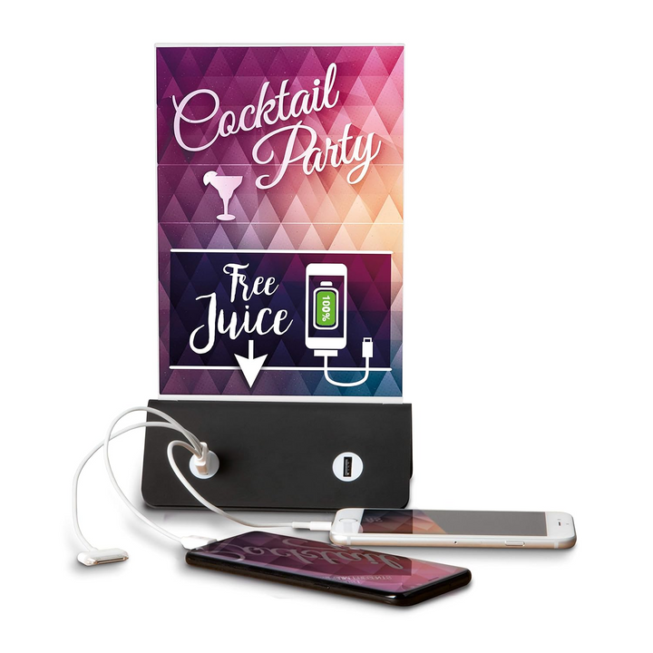 American Metalcraft PFTPWB Powerbank Menu Holder 11" x 6.25" x 12.75" American Metalcraft