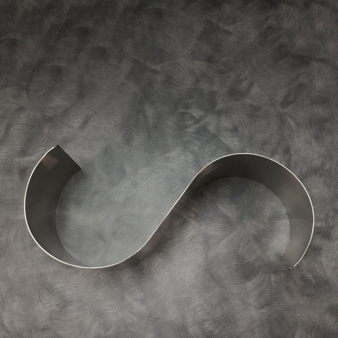 American Metalcraft SSR13 Satin S-Shaped Stainless Steel Riser 13" American Metalcraft