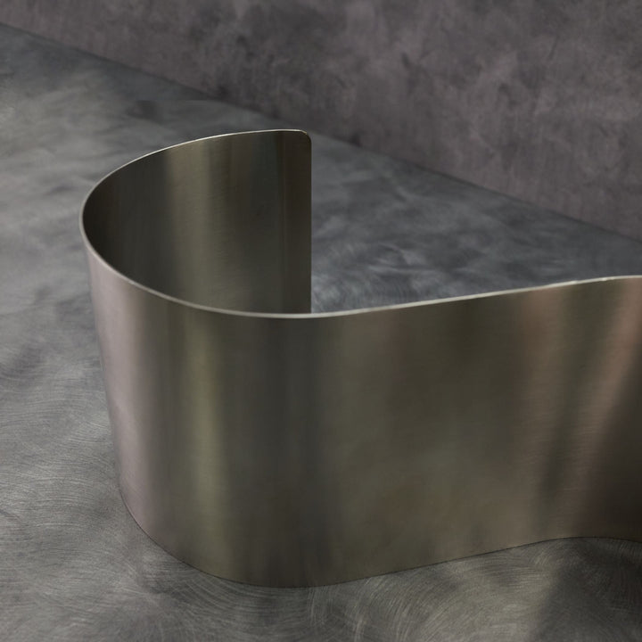 American Metalcraft SSR13 Satin S-Shaped Stainless Steel Riser 13" American Metalcraft
