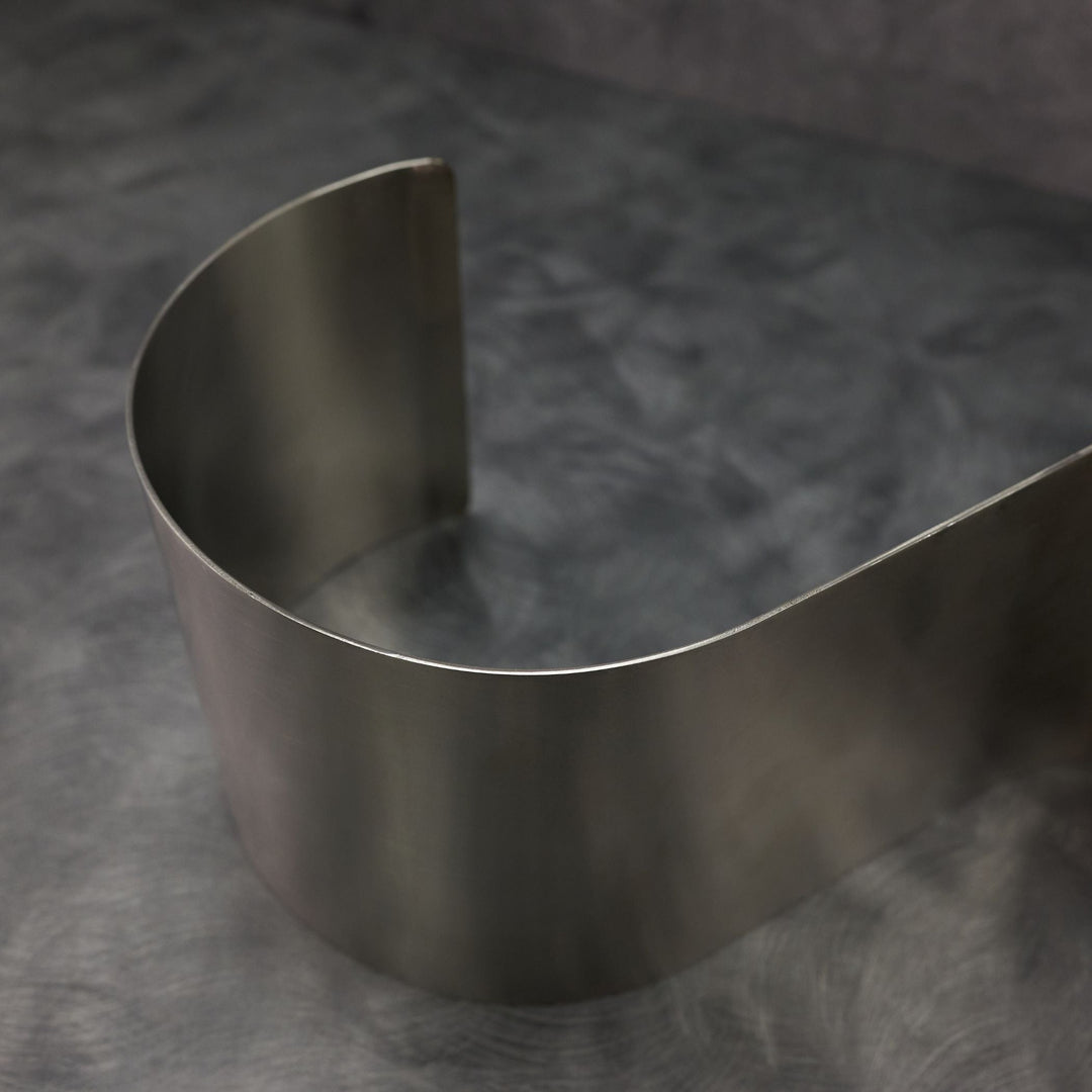 American Metalcraft SSR13 Satin S-Shaped Stainless Steel Riser 13" American Metalcraft