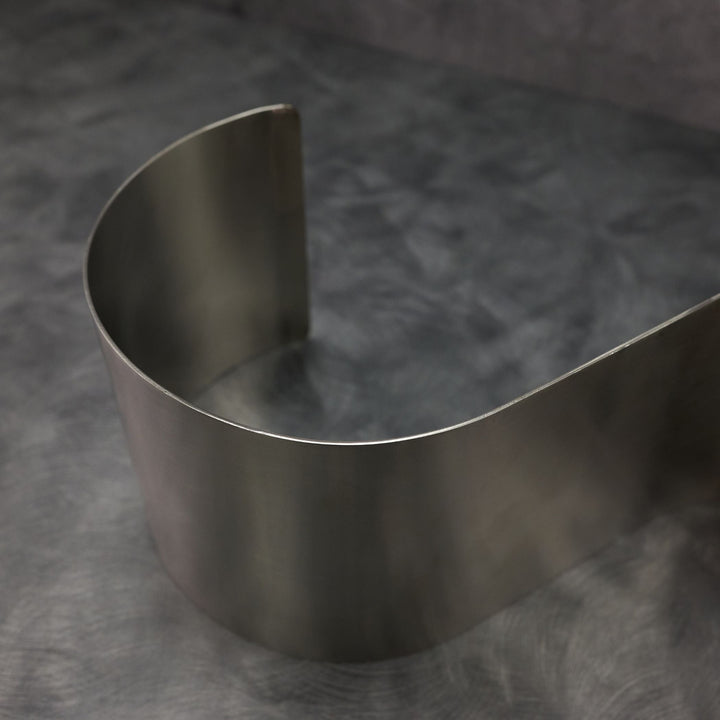 American Metalcraft SSR13 Satin S-Shaped Stainless Steel Riser 13" American Metalcraft