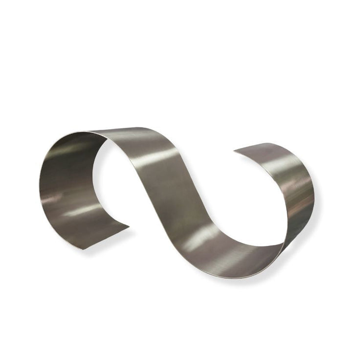 American Metalcraft SSR16 Satin S-Shaped Stainless Steel Riser 16.5" American Metalcraft